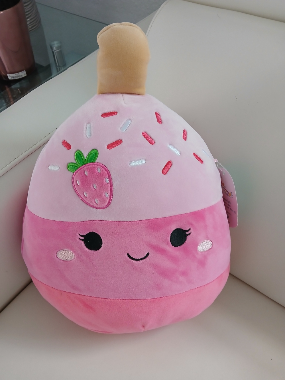 Squishmallows Pink Strawberry Sprinkle Plush